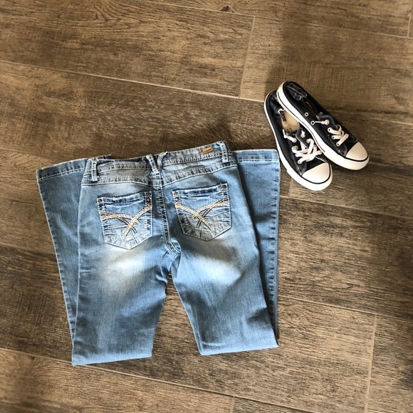 Cute Faded Bootcut Jeans - Picture 1 of 4